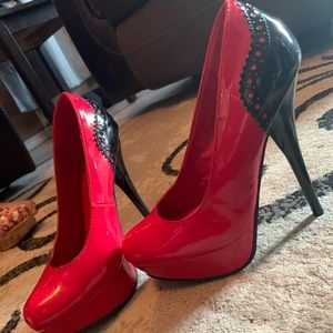 👠Bumper Red heels 👠